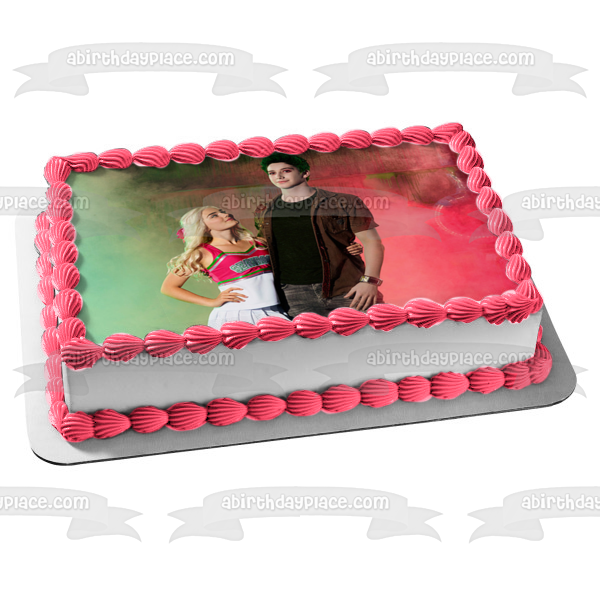 Z-O-M-B-I-E-S 3 Zed and Lacey Edible Cake Topper Image ABPID56418