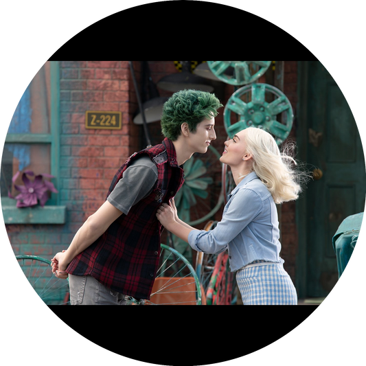 Z-O-M-B-I-E-S 3 Zed and Lacey Edible Cake Topper Image ABPID56420