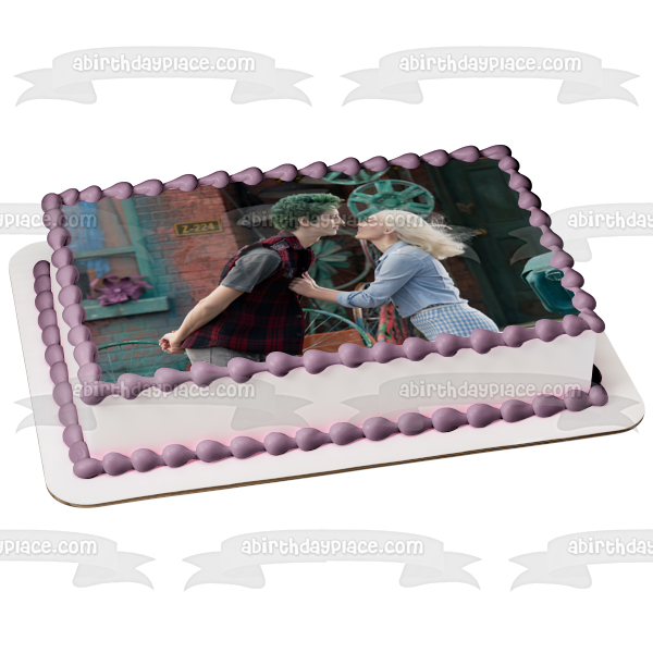 Z-O-M-B-I-E-S 3 Zed and Lacey Edible Cake Topper Image ABPID56420