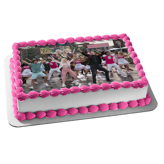 Z-O-M-B-I-E-S 3 Zed and Lacey Dancing Edible Cake Topper Image ABPID56423
