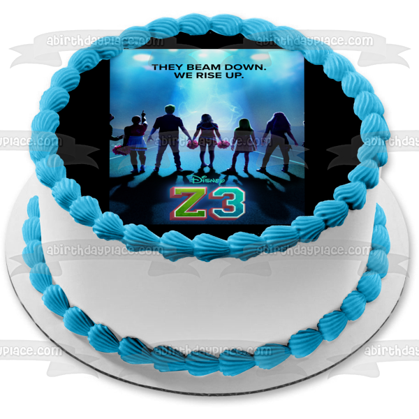Z-O-M-B-I-E-S 3 They Bam Down We Rise Up Zed Lacey Wynter Edible Cake Topper Image ABPID56425