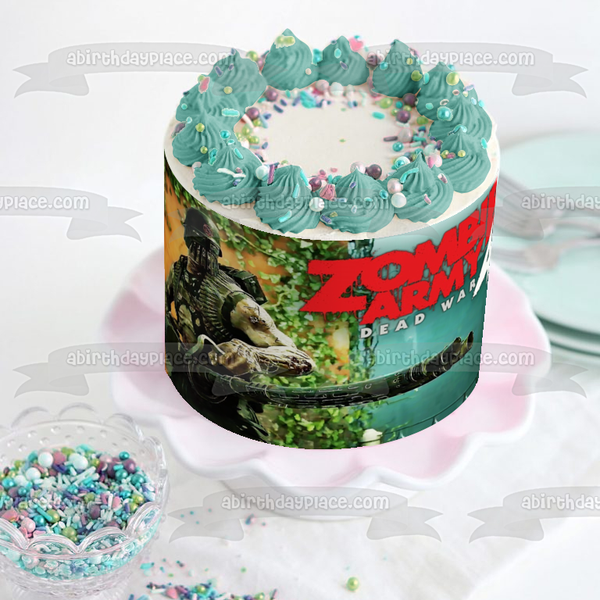 Zombie Army 4: Dead War Edible Cake Topper Image ABPID51905