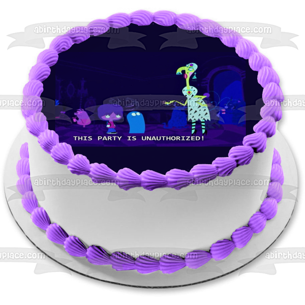 Foster's Home for Imaginary Kids This Party Is Unauthorized Edible Cake Topper Image ABPID52048