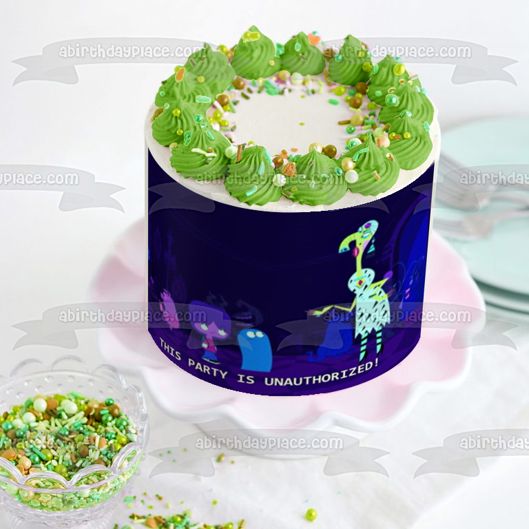 Foster's Home for Imaginary Kids This Party Is Unauthorized Edible Cake Topper Image ABPID52048