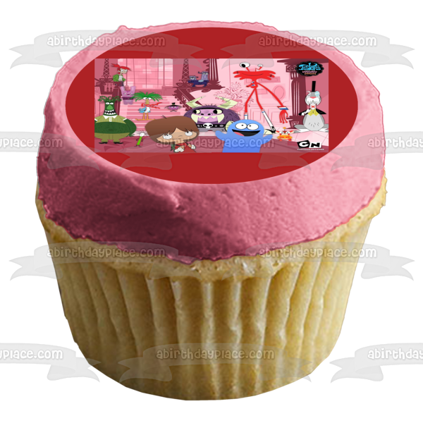 Foster's Home for Imaginary Friends Group House Picture Edible Cake Topper Image ABPID52049