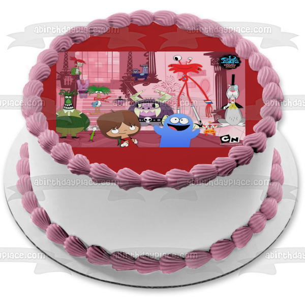 Foster's Home for Imaginary Friends Group House Picture Edible Cake Topper Image ABPID52049