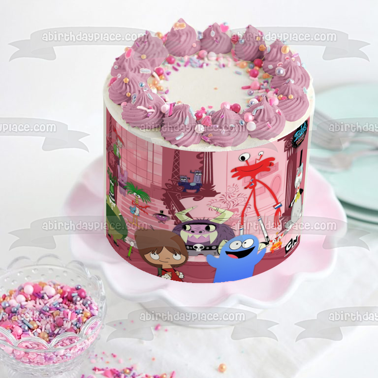 10+ Best Foster's Home for Imaginary Friends Birthday Cake Ideas and Designs (2026) 19 Foster's Home for Imaginary Friends Group House Picture Edible Cake To – A Birthday Place