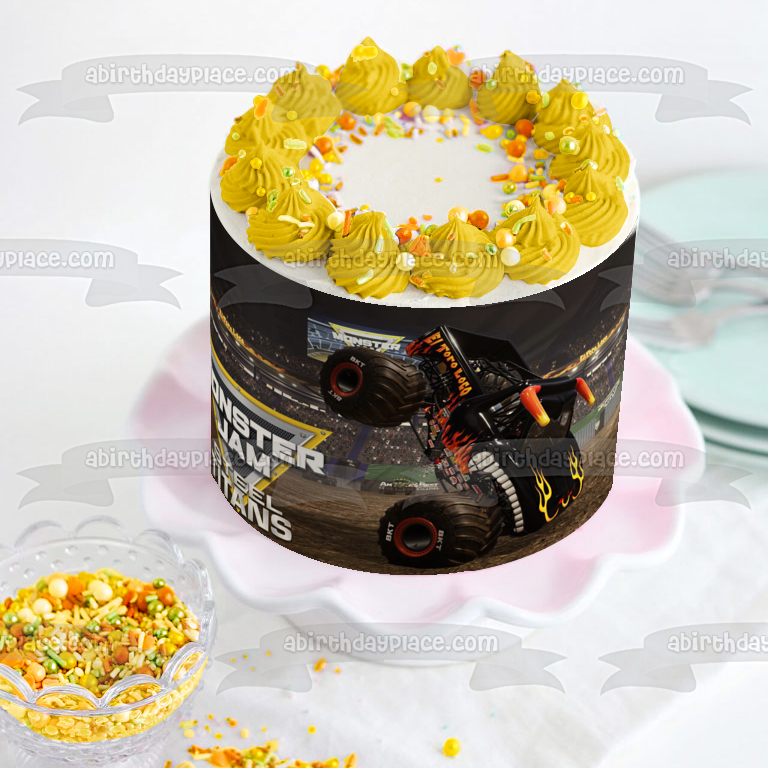 Imagen comestible para tarta de Monster Jam Steel Titans Monster Truck ABPID51910 