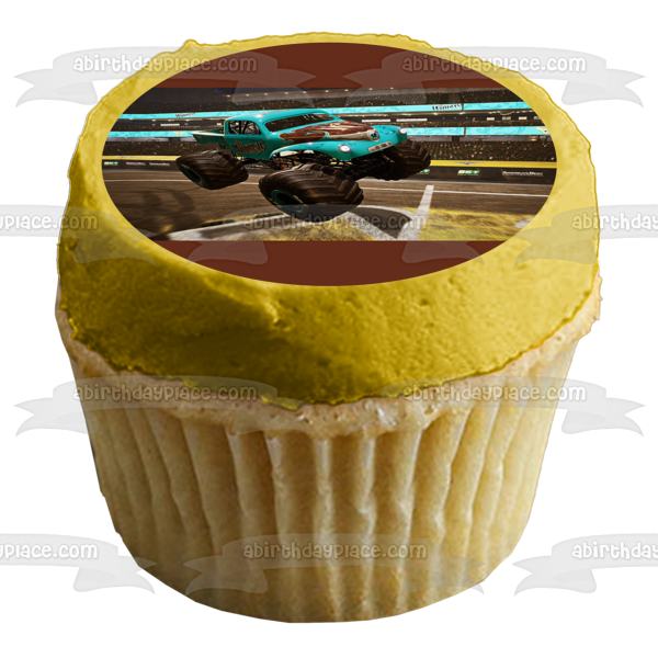 Monster Jam Steel Titans Whiplash Edible Cake Topper Image ABPID51911