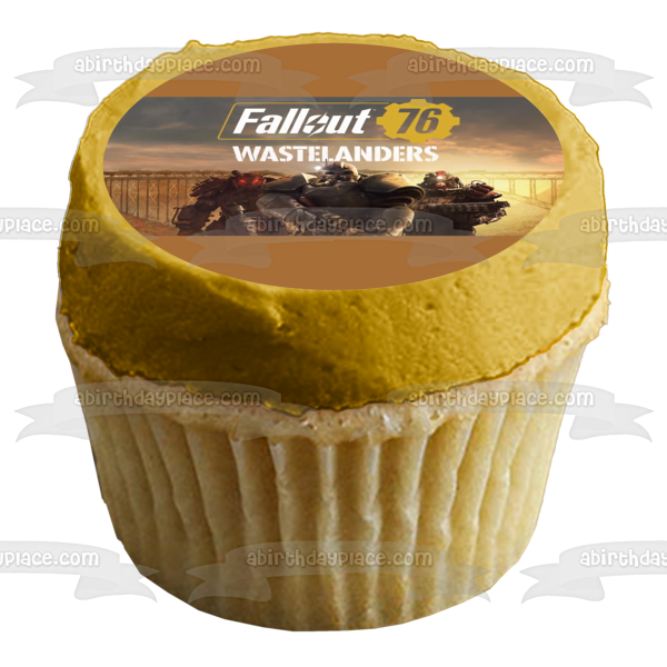 Fallout 76 Wastelanders Factions Edible Cake Topper Image ABPID51918