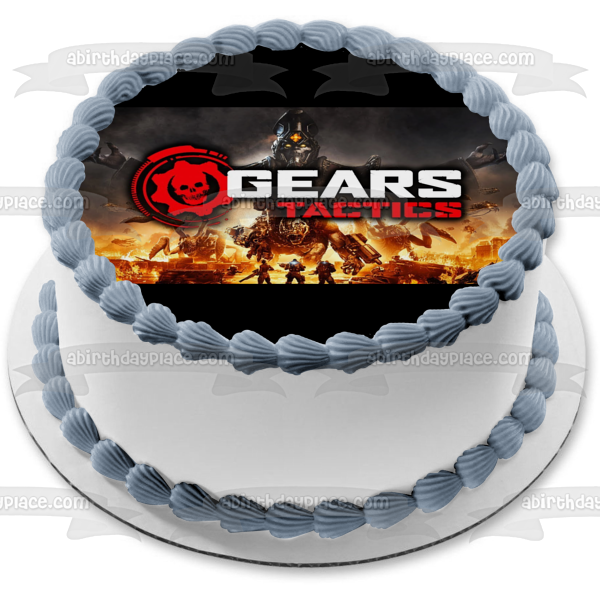 Gears Tactics Brumak Corpser Edible Cake Topper Image ABPID51924