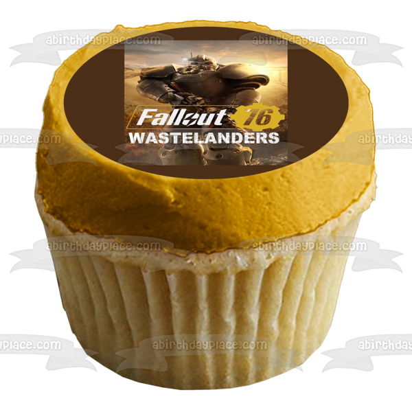 Fallout 76 Wastelanders Soldier Edible Cake Topper Image ABPID51929