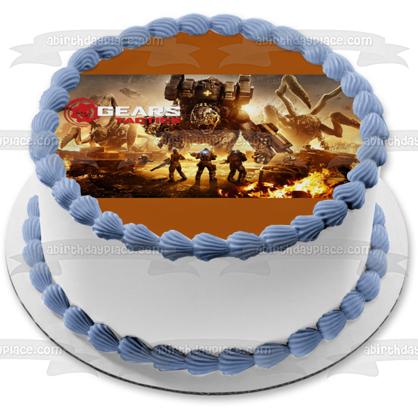 Gears Tactics Brumak Corpser Edible Cake Topper Image ABPID51937
