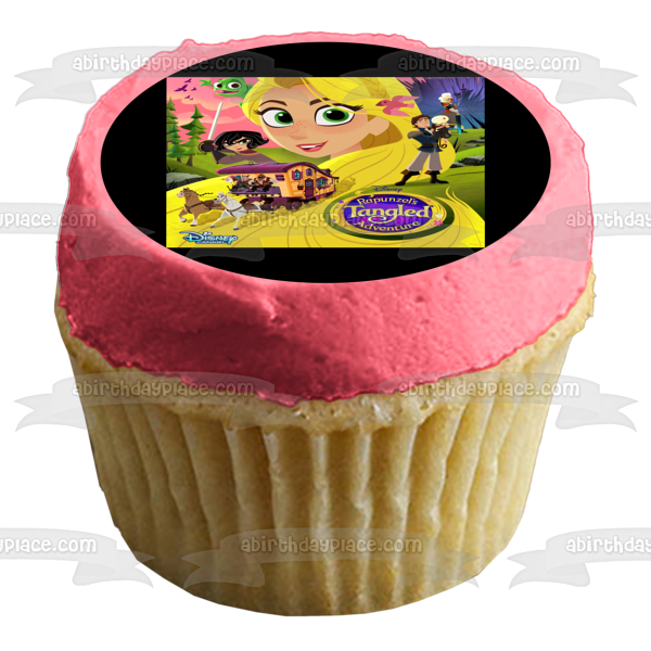 Rapunzel's Tangled Adventure Cassandra Pascal Flynn Edible Cake Topper Image ABPID52103