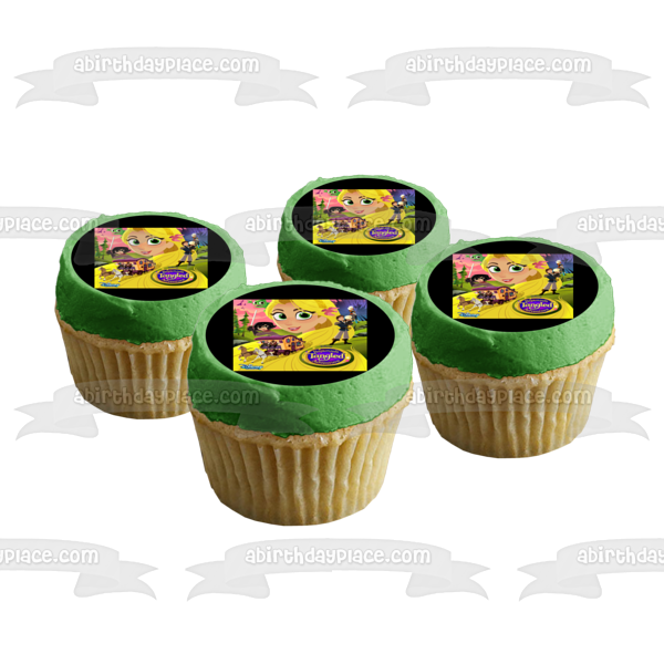 Rapunzel's Tangled Adventure Cassandra Pascal Flynn Edible Cake Topper Image ABPID52103