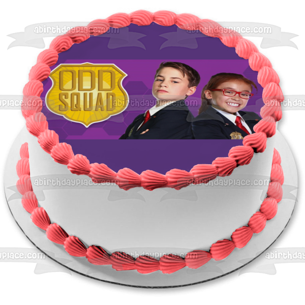 Odd Squad Agent Olympia Agent Otis Edible Cake Topper Image ABPID52125