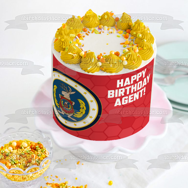 Odd Squad Logo Happy Birthday Agent Personalize Your Name Edible Cake Topper Image ABPID52126