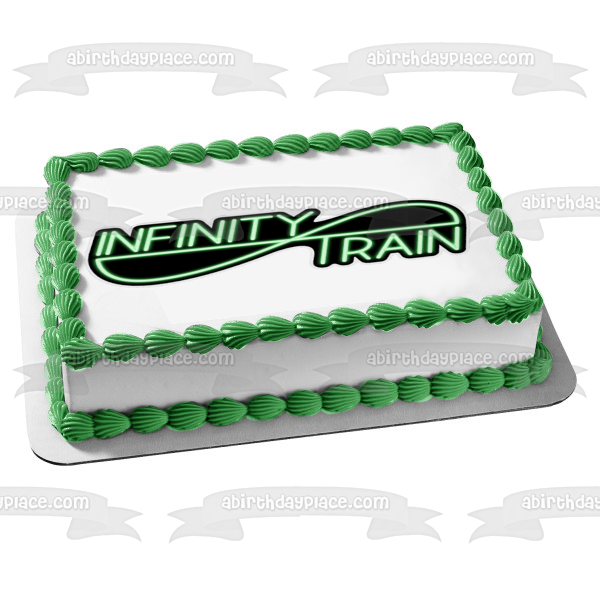 Infinity Train Logo Edible Cake Topper Image ABPID52143
