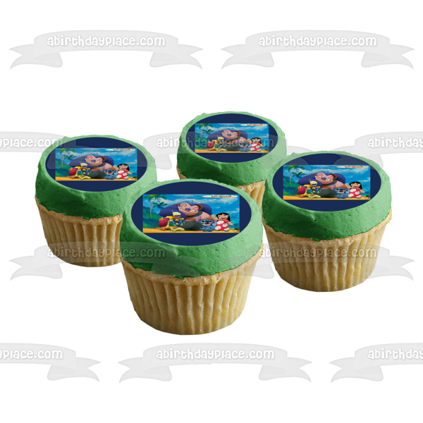 Lilo & Stitch Friends Jumba Jookiba Pleakley Edible Cake Topper Image ABPID52229
