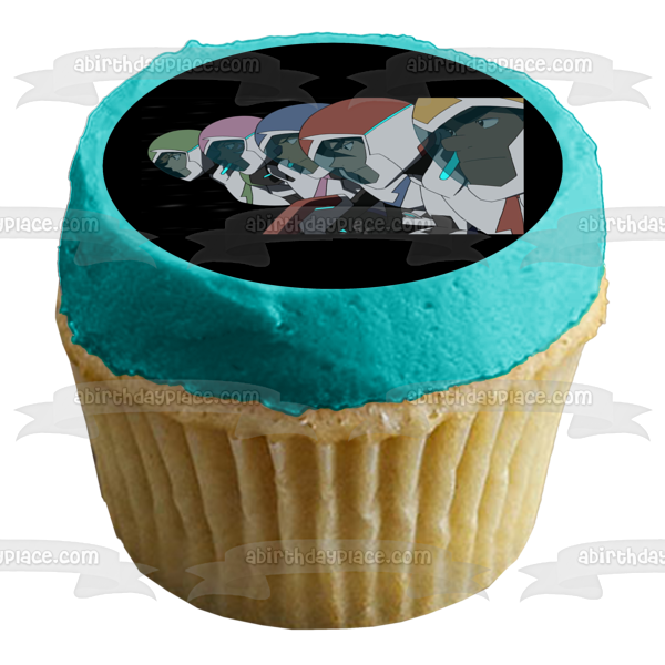 Voltron: Defensor legendario Shiro Hunk Lance Keith Pidge Imagen comestible para decoración de tarta ABPID52266 
