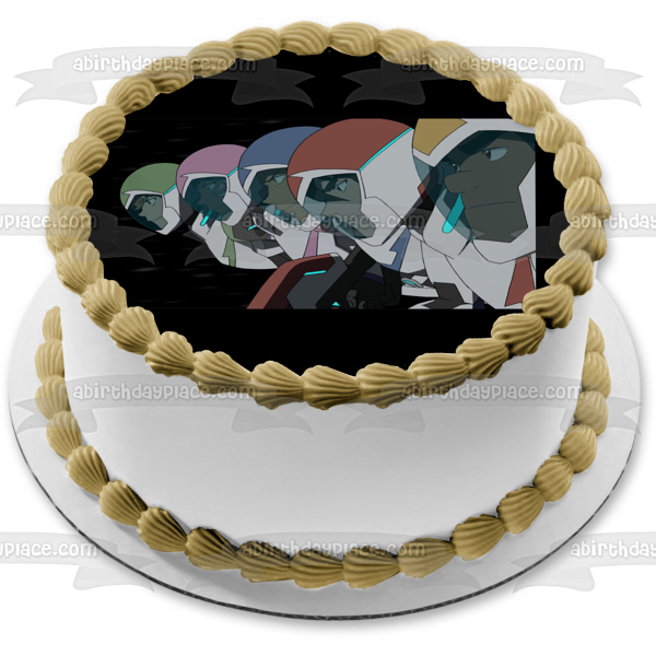 Voltron: Defensor legendario Shiro Hunk Lance Keith Pidge Imagen comestible para decoración de tarta ABPID52266 
