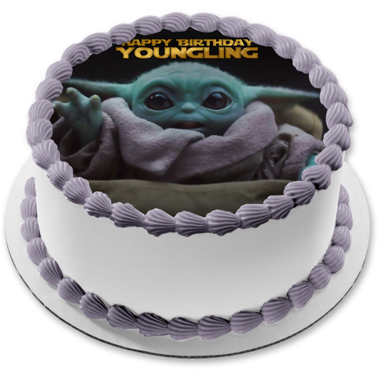Adorno comestible para tarta El niño de Disney's The Mandalorian Baby Yoda Imagen ABPID52272 