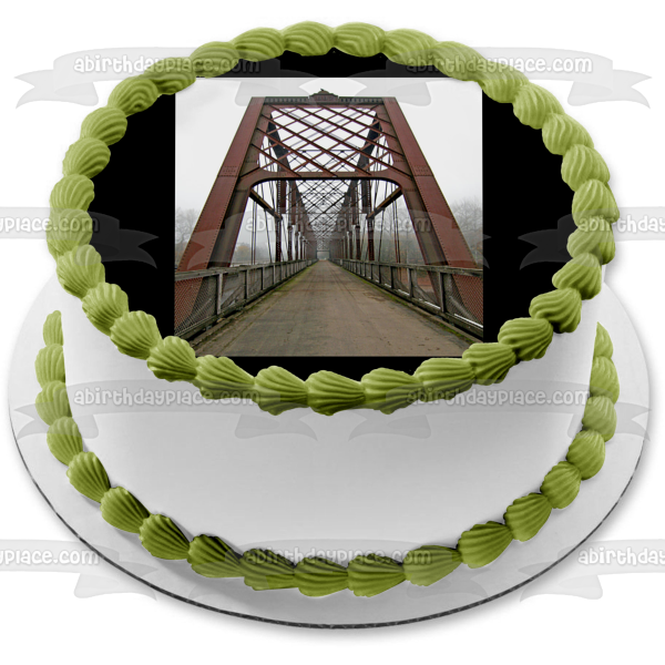 Armitage Park Campground Bridge Edible Cake Topper Image ABPID52543