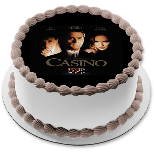 Casino Movie Gangster Edible Cake Topper Image ABPID52298