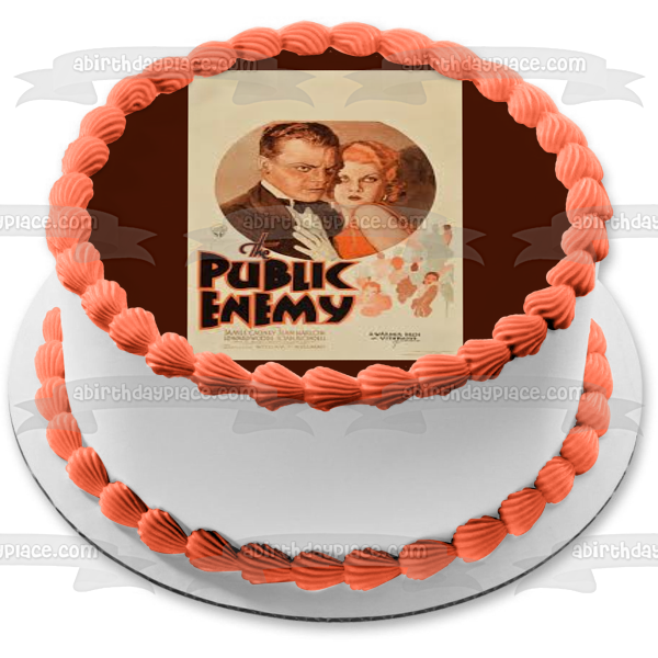 The Public Enemy Movie Gangster Edible Cake Topper Image ABPID52317