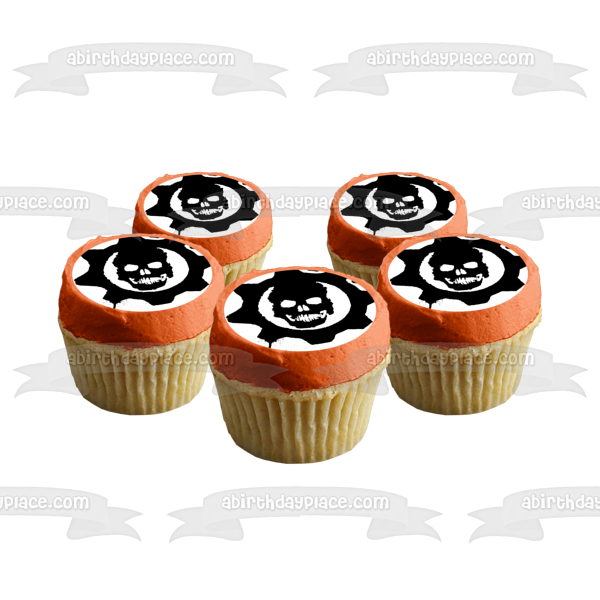 Gears of War Gaming FPS SciFi Shooter Edible Cake Topper Image ABPID52643