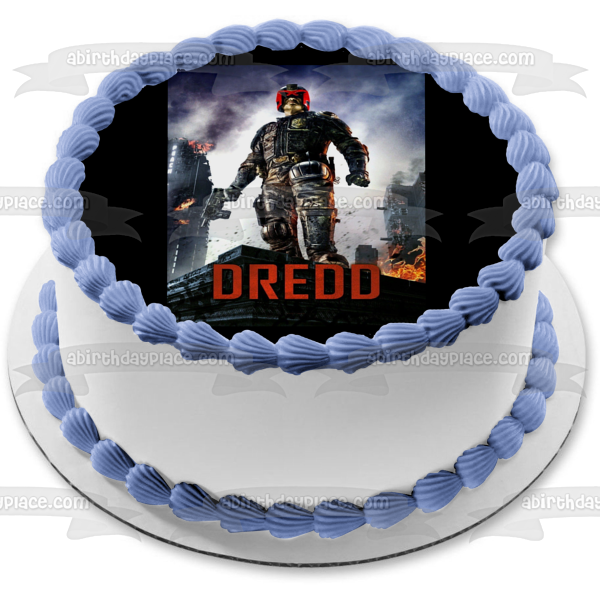 Dredd Karl Urban Judge Dredd Movie Edible Cake Topper Image ABPID52751