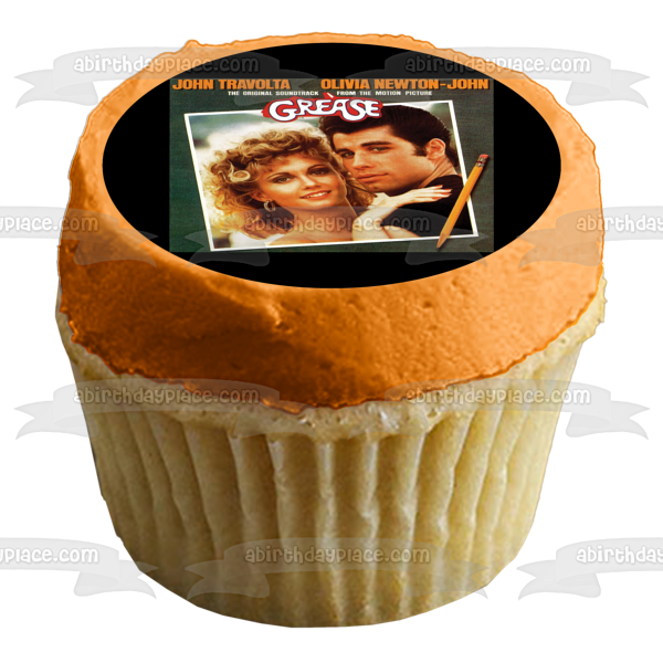 Grease Sandy Danny Movie Poster Edible Cake Topper Image ABPID53008
