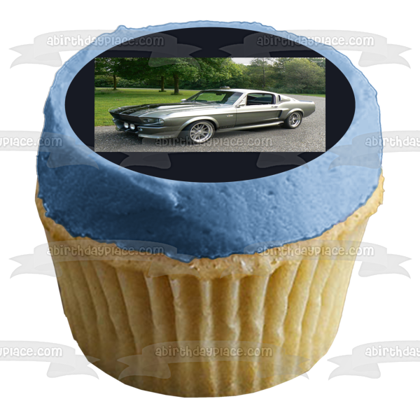1967 Mustanggt500 Fastback Edible Cake Topper Image ABPID52823