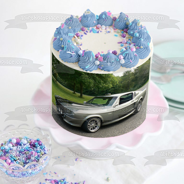 1967 Mustanggt500 Fastback Edible Cake Topper Image ABPID52823