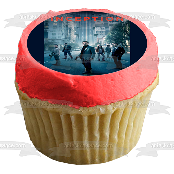 Inception Movie Poster Film Edible Cake Topper Image ABPID52853