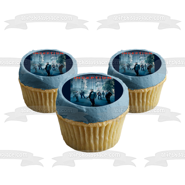 Inception Movie Poster Film Edible Cake Topper Image ABPID52853