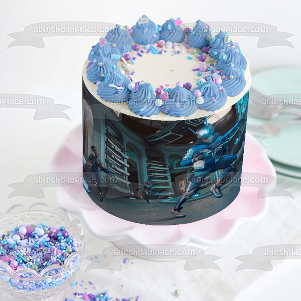 Hyper Scape Video Game Ubisoft  Battle Royale Multiplayer Ace Adi Edible Cake Topper Image ABPID53343