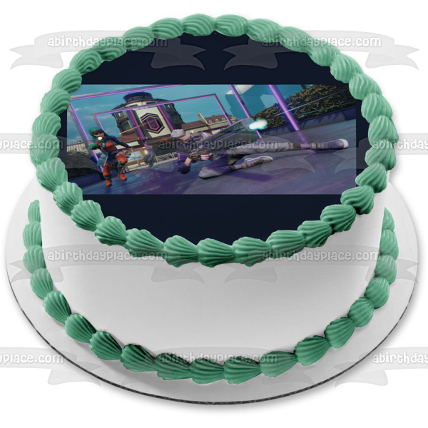 Ubisoft Hyper Scape Multiplayer Battle Royale Shooter Video Game Edible Cake Topper Image ABPID53346