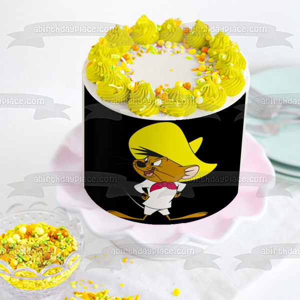 Speedy Gonzales Animated Cartoon Classic Looney Tunes Edible Cake Topper Image ABPID53235