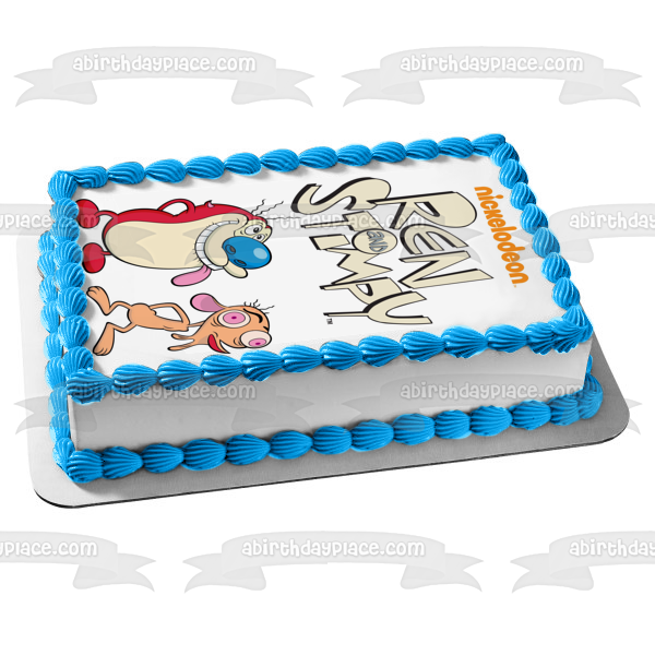 Nickelodeon Ren and Stimpy Animated Cartoon TV Show Edible Cake Topper – A Birthday Place