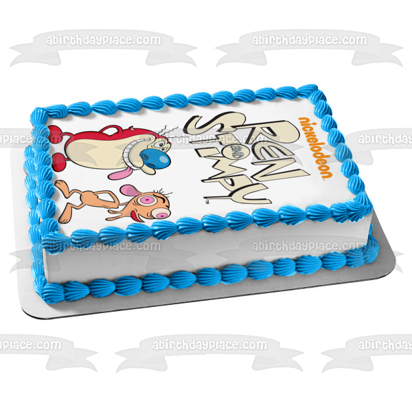 10+ Best The Ren & Stimpy Show Birthday Cake Ideas and Designs (2026) 3 Nickelodeon Ren and Stimpy Animated Cartoon TV Show Edible Cake Topper – A Birthday Place