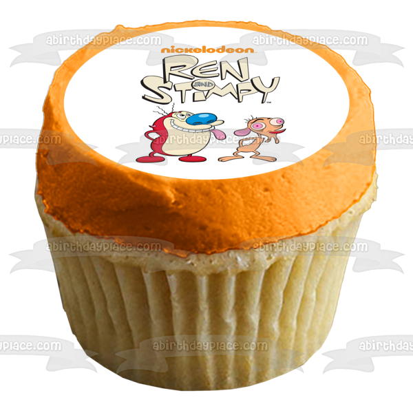 10+ Best The Ren & Stimpy Show Birthday Cake Ideas and Designs (2026) 8 Nickelodeon Ren and Stimpy Animated Cartoon TV Show Edible Cake Topper – A Birthday Place