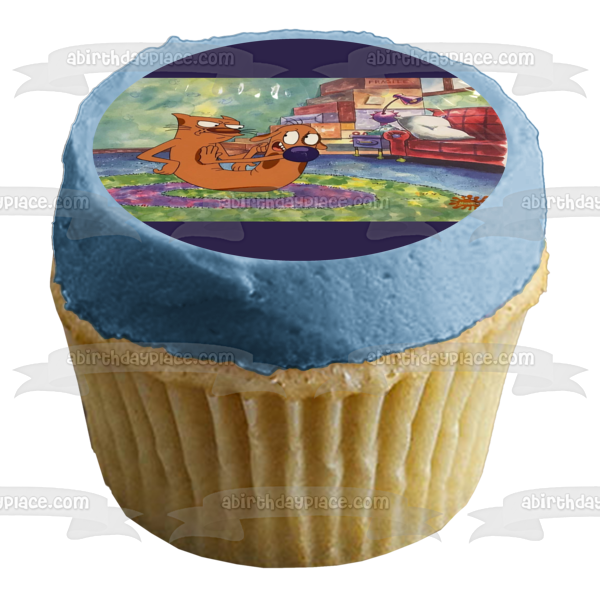 Nickelodeon CatDog Animated Cartoon TV Show Edible Cake Topper Image ABPID53237