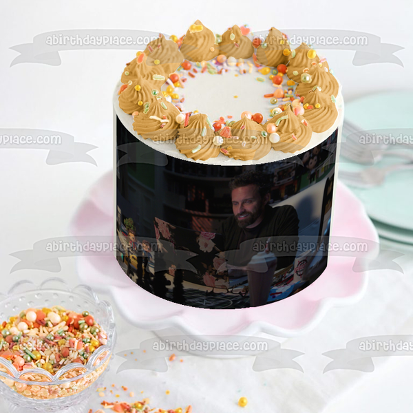 Supernatural God Chuck Shurley TV Show Series Edible Cake Topper Image ABPID53359