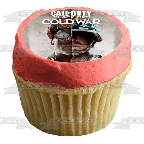 Call of Duty Black Ops Cold War Shooter Video Game Edible Cake Topper Image ABPID53372