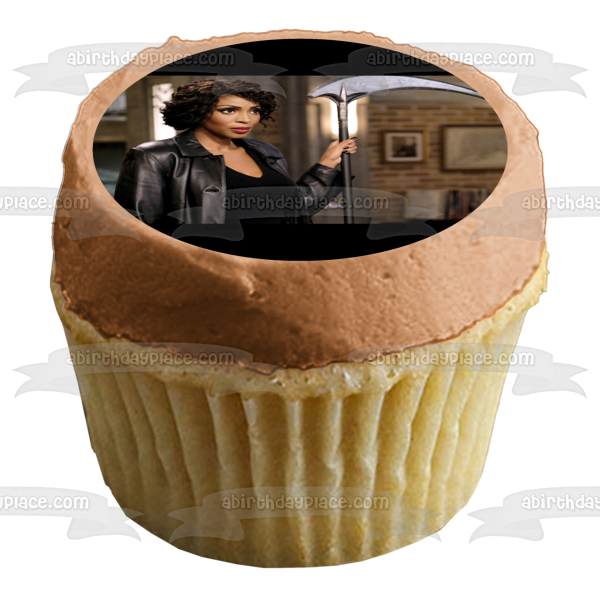 Supernatural Death Billie Scythe TV Show Edible Cake Topper Image ABPID53275