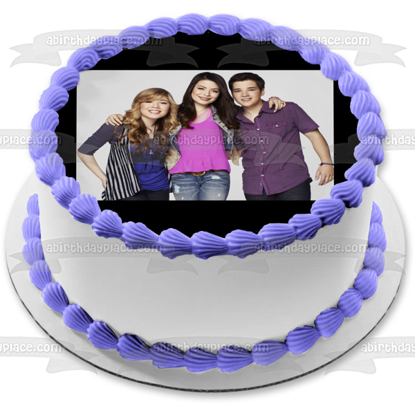 Nickelodeon I Carly Sam Freddie TV Show Characters Edible Cake Topper Image ABPID53277