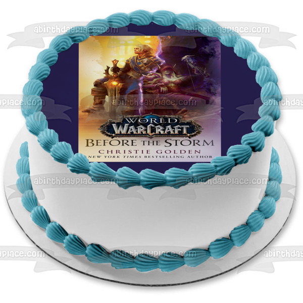 Before the Storm (World of Warcraft): A Novel Book Cover Edible Cake Topper Image ABPID53397
