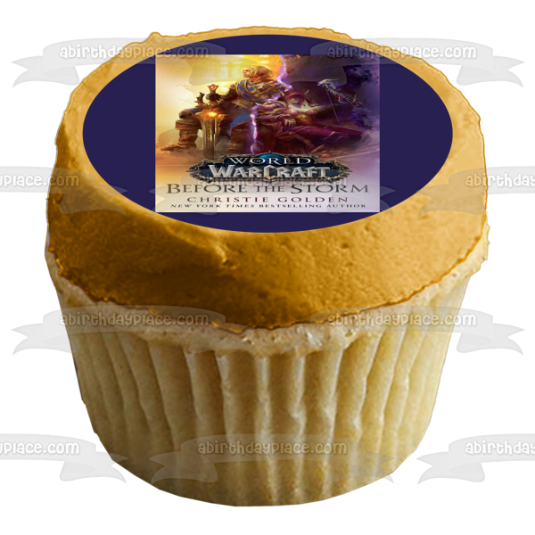 Before the Storm (World of Warcraft): A Novel Book Cover Edible Cake Topper Image ABPID53397