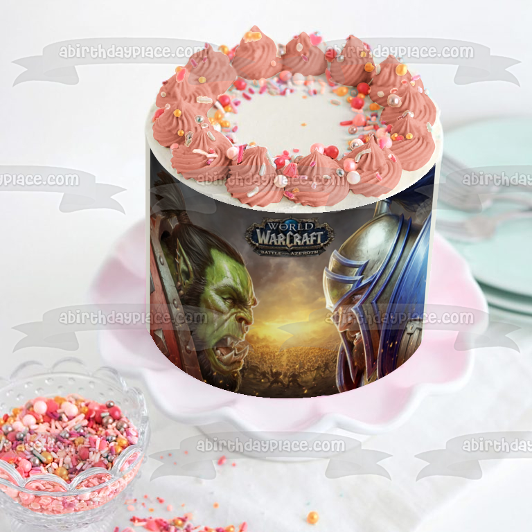 World of Warcraft Battle for Azeroth Thrall Edible Cake Topper Image ABPID53398